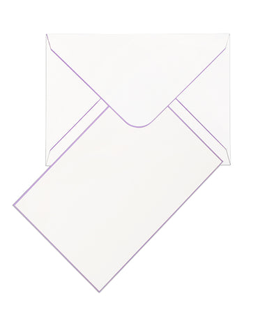 Funky Colours Cards & Envelopes - Lavender