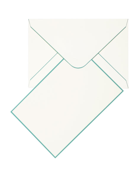 Funky Colours Cards & Envelopes - Duck Egg Blue