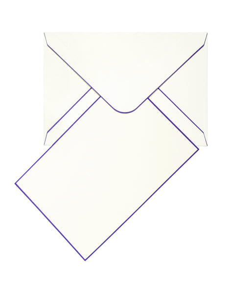 Funky Colours Cards & Envelopes - Purple